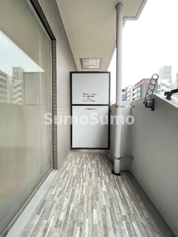 エステートモア・天神アトリエのバルコニー