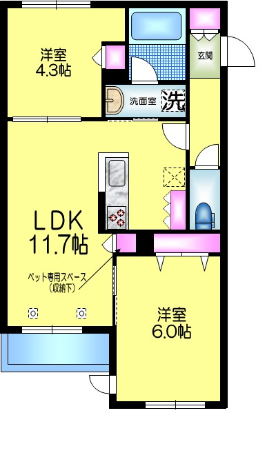 ＯｐｕｓⅢＵｍｅｊｉｍａ　オーパススリーウメジマの間取り|耐震・耐火構造の旭化成へーベルメゾン