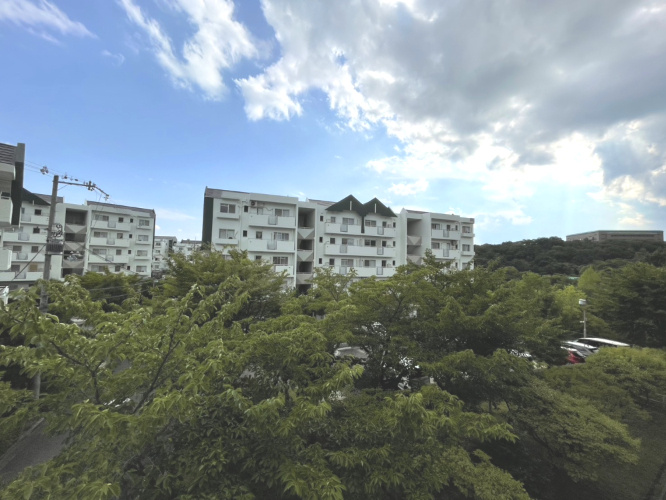 高槻阿武山二番街２０１号棟の展望|リビングからの眺望