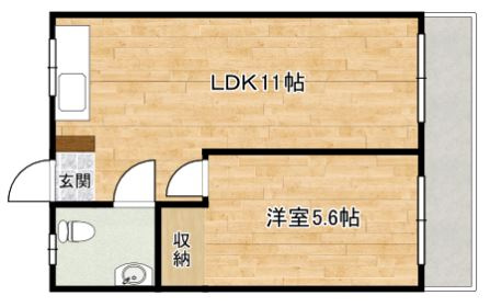 照屋アパートの間取り