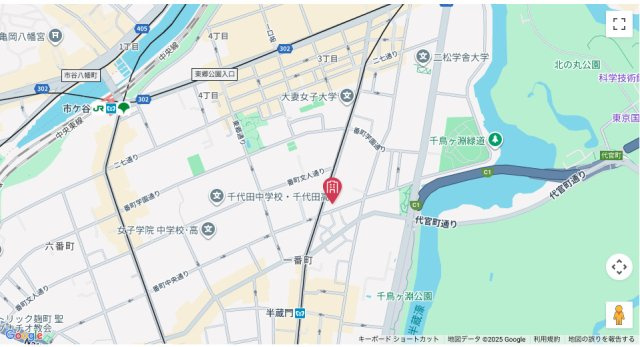 ★仲介手数料無料★シエルトーレ三番町(三番町の高台に立地　1階に交番併設）の地図
