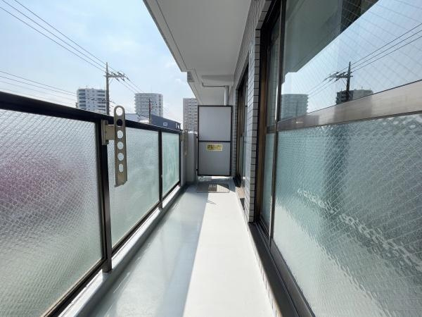 エンゼルハイム大森南のバルコニー|日当たりのよいバルコニー