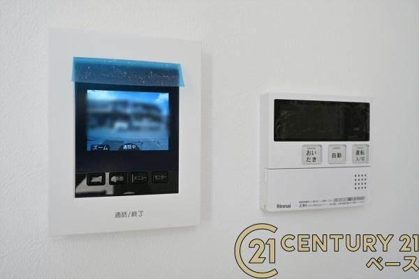 橿原市葛本町 ２号地 ／新築一戸建の内装|■現地撮影写真■ＴＶモニター付きインターホンで防犯対策もバッチリ！来客も一目でわかり安心です！