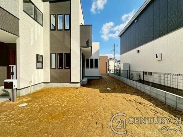 ファーストタウン大野 １号棟 ／新築一戸建の庭|■現地撮影写真■多用途に使用可能！広々としたお庭があります！