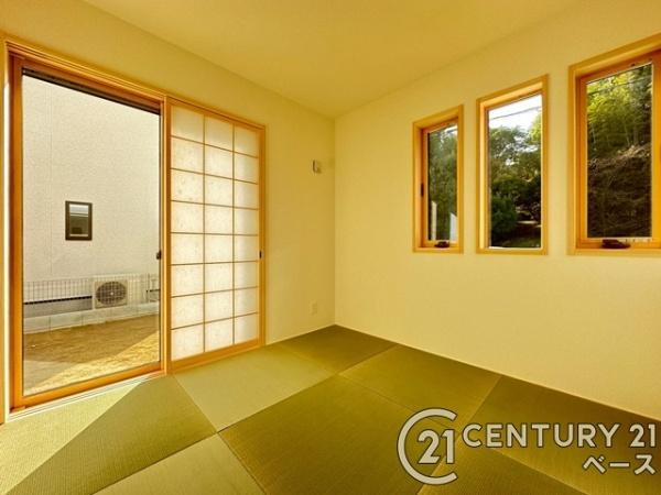 ファーストタウン大野 ３号棟 ／新築一戸建の和室|■現地撮影写真■ほっこり落ち着ける和室！客間としてもご利用いただけます！