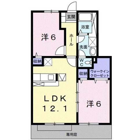ソレアード・パレⅡの間取り