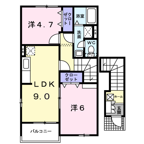 コート・サンモールの間取り