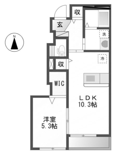 リバテンハイツの間取り