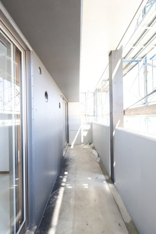 菊池郡菊陽町大字津久礼の賃貸マンションのバルコニー