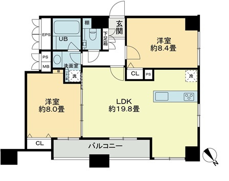 【間取り】 | クロスレジデンス蒲田
