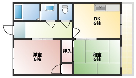 【間取り】 | 西田ニューハイツ