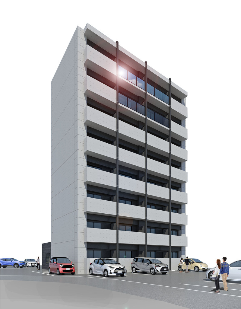 菊池郡菊陽町大字津久礼の賃貸マンションの外観