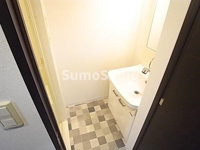 アスヴェル神戸ハーバーサイドの洗面所|スペースが確保できる洗面所です