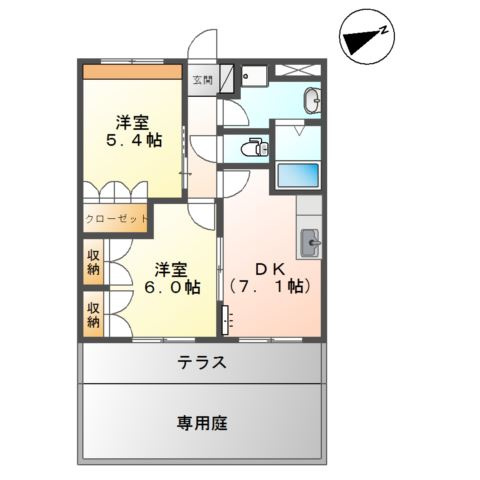 ピュア・リーフの間取り