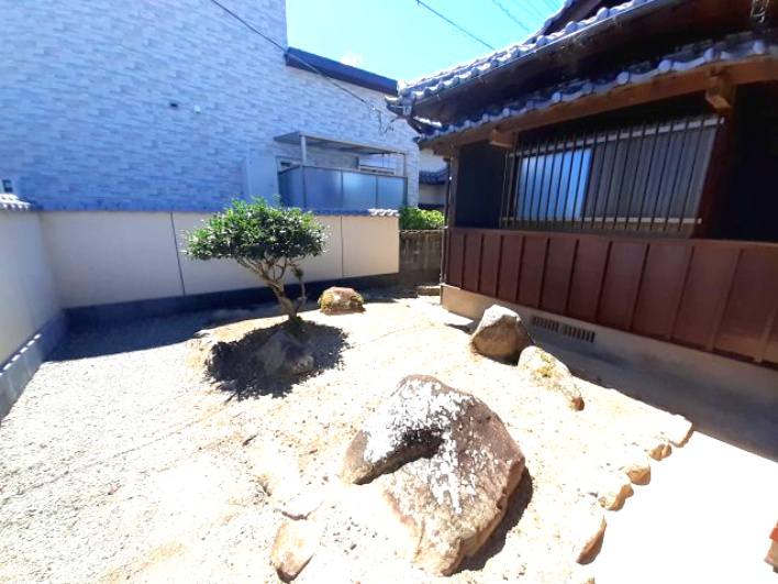 宇土市住吉町の中古一戸建の庭