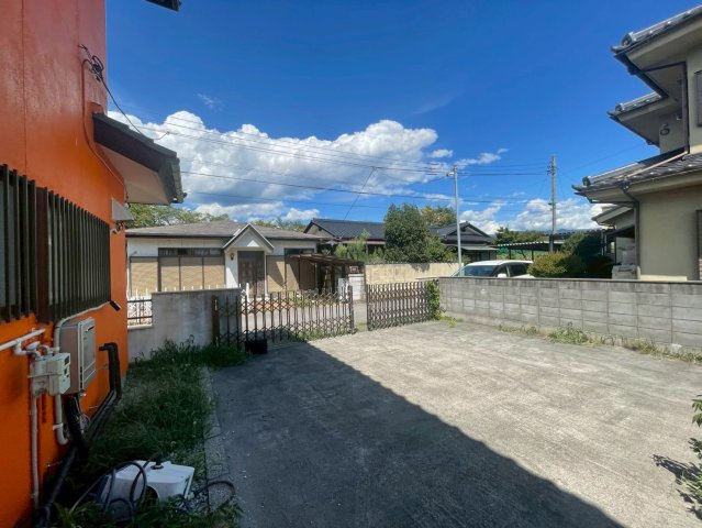 笛吹市戸建ての庭