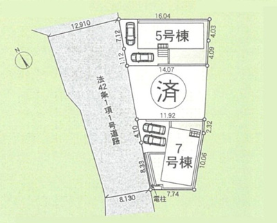 【区画図】 | 伊勢原市高森　全７棟　新築住宅