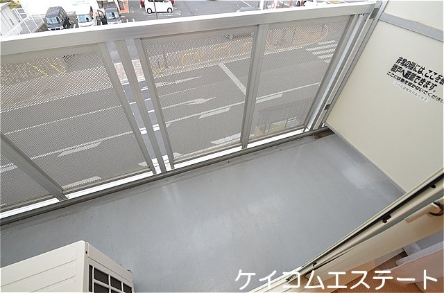 北九州市八幡西区本城学研台２丁目の賃貸マンションのバルコニー