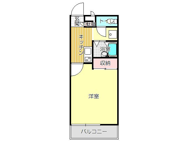 北九州市八幡西区本城学研台２丁目の賃貸マンションの間取り