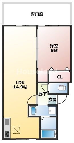 プレジール木ノ本Ⅱの間取り