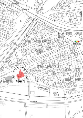 ユーハウス長良川【2階】の地図