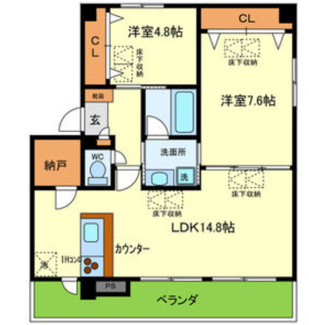 【間取り】 | サンオーク荒牧