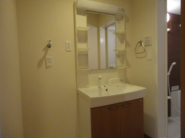 フラッツ東中島の洗面所