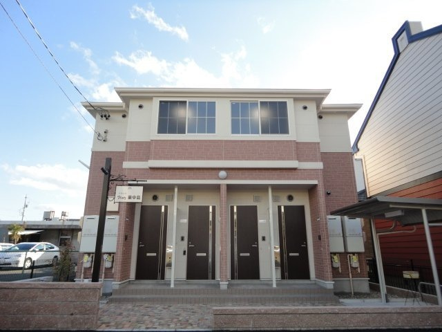 フラッツ東中島のエントランス