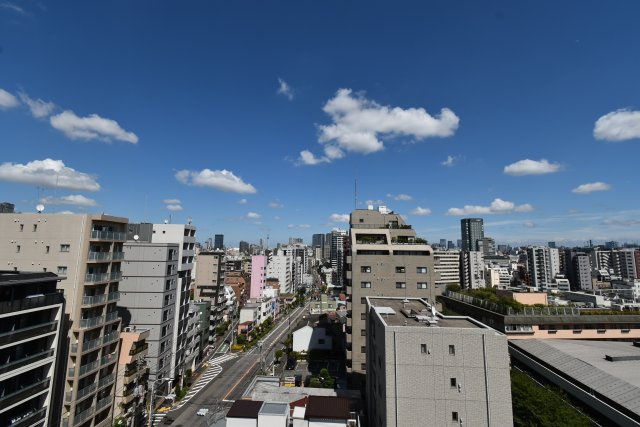 グランディ市谷柳町の展望|東側の眺望です。スカイツリーを望めます。