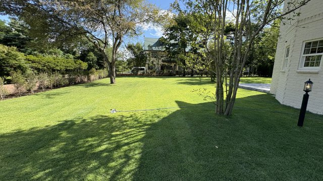 南軽井沢 白レンガが美しい新築戸建ての庭