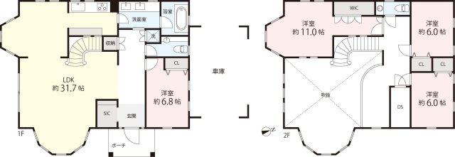 南軽井沢 白レンガが美しい新築戸建て