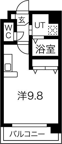 ヴィラ原山北館の間取り