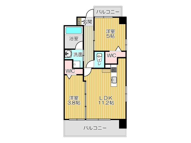 コンダクトレジデンスSANGAMORIの間取り