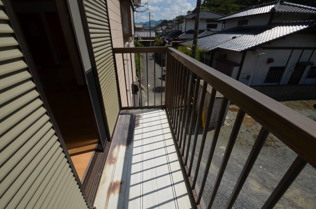 ハイム西町のバルコニー