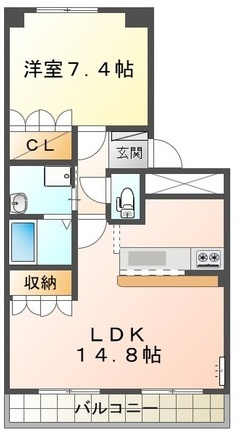 ステイタカダの間取り