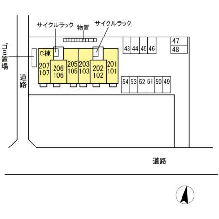 メゾン ド シュシュの区画図