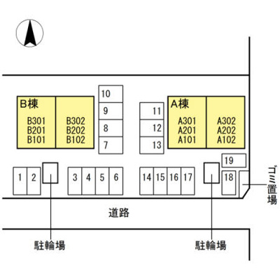 【区画図】 | エバーグリーン手城 A棟