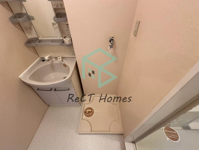 ラフレシール B棟の洗面所