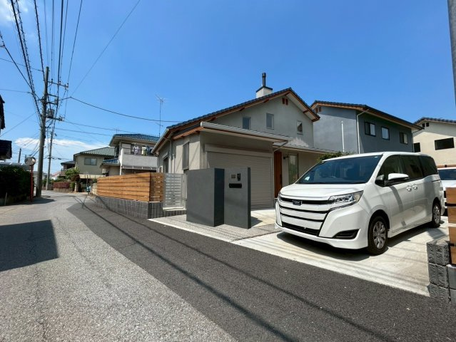 野田市山崎　中古戸建の前面道路含む現地写真