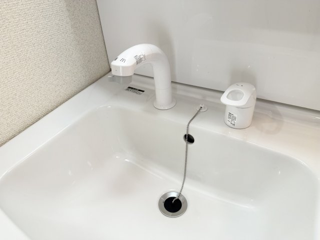 レピュート平田の洗面所|使い勝手の良いシングルレバーの水栓