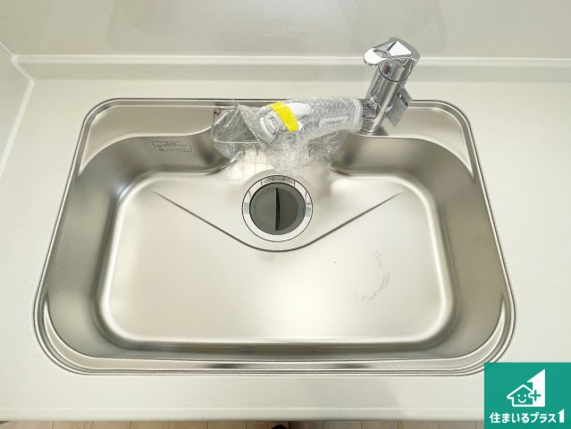 枚方市津田元町　第7期　新築一戸建ての設備|広々としたシンクで食器洗いも楽々！