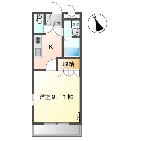 フロー・デリーの間取り