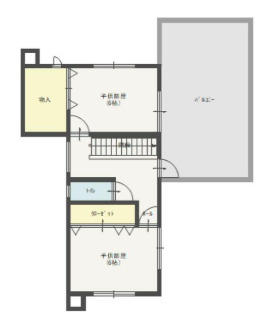 【間取り】 | 太田市粕川町売一戸建 | 2階