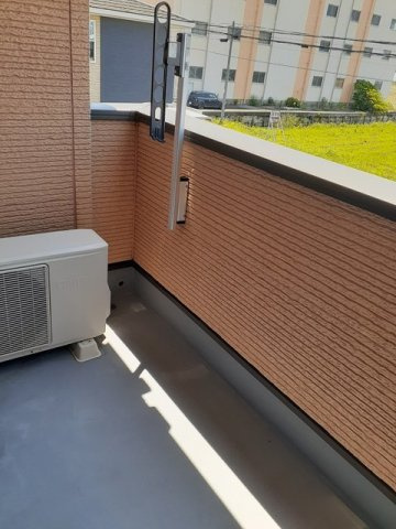 ローレル・オリンピアのバルコニー