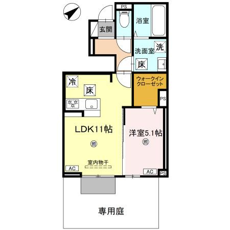 D-ROOM上滝野の間取り