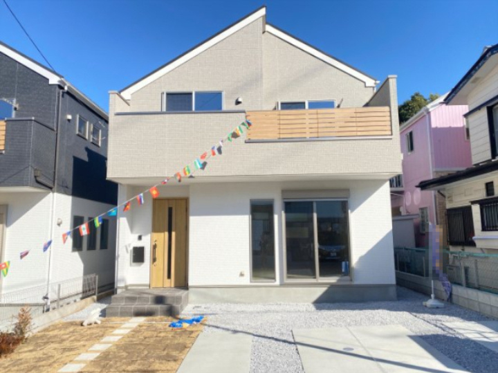 祝：成約済み　八王子市　緑町　新築戸建て　６期の外観|～仲介手数料無料☆八王子ひなた不動産～　八王子市緑町　新築戸建て