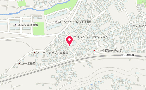 祝：成約済み　八王子市　緑町　新築戸建て　６期の地図|～仲介手数料無料☆八王子ひなた不動産～　八王子市緑町　新築戸建て