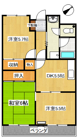 レジデンス小沢の間取り
