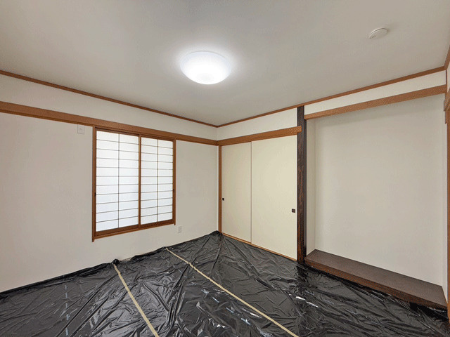 青葉区南吉成1丁目　積水ハウス施工バルコニー付き住宅の和室