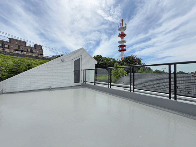 青葉区南吉成1丁目　積水ハウス施工バルコニー付き住宅のバルコニー